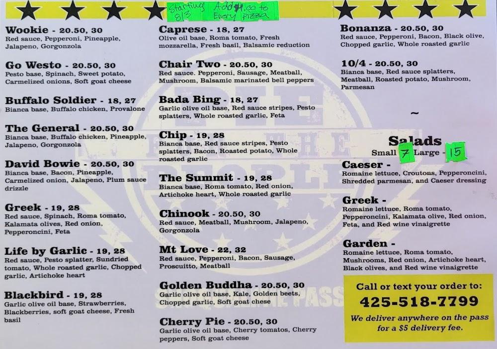 Pie For the People NW Menu image 3