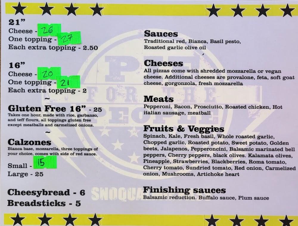 Pie For the People NW Menu image 4
